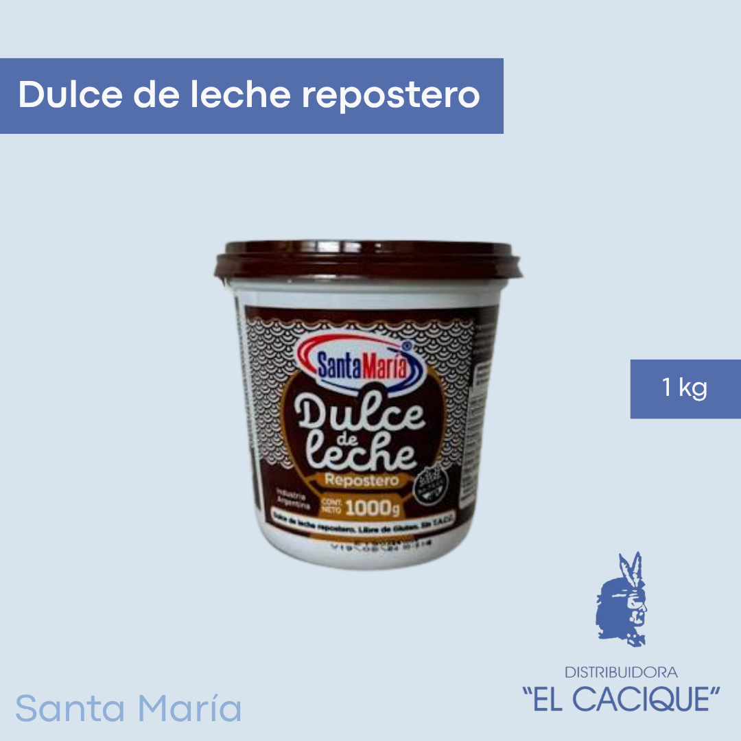 DULCE DE LECHE REP. X 1 KG. SANTA MARIA